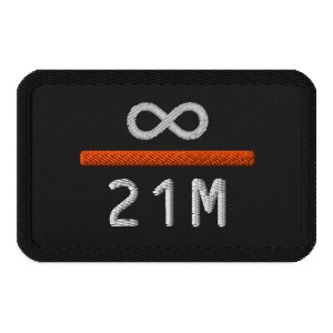 Infinity ÷ 21M Patch (Rectangle)