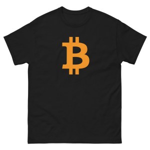 Bitcoin Orange 'B' Unisex T-Shirt